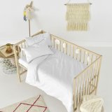 Dynebetrk st HappyFriday Basic Kids Hvid Vugge til baby 2 Dele #21