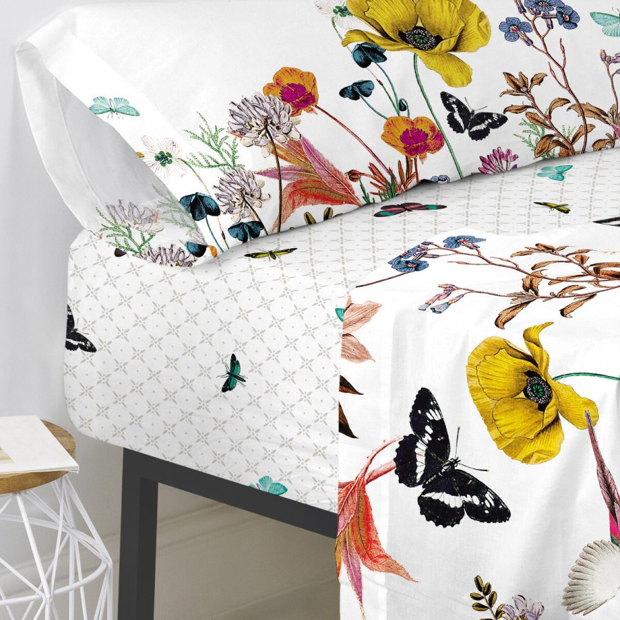 Monteret bundark HappyFriday Birds of paradise Multifarvet 140 x 200 x 32 cm  #2