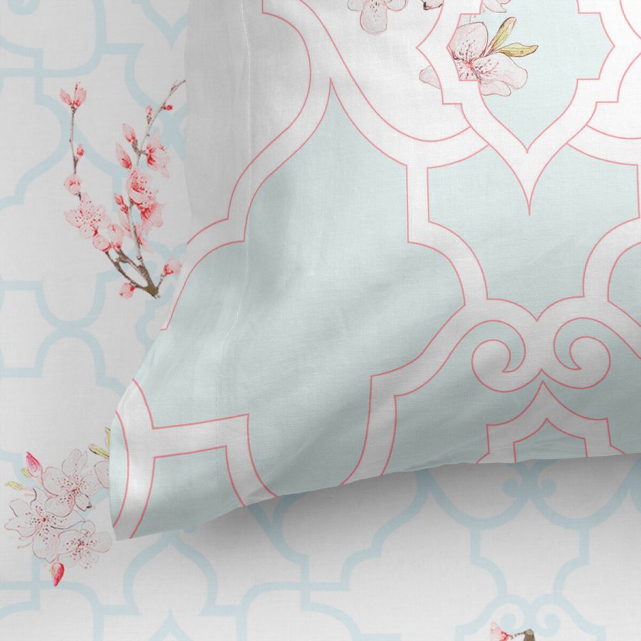 bundplastik HappyFriday Sakura Multifarvet 140 x 200 x 32 cm  #6