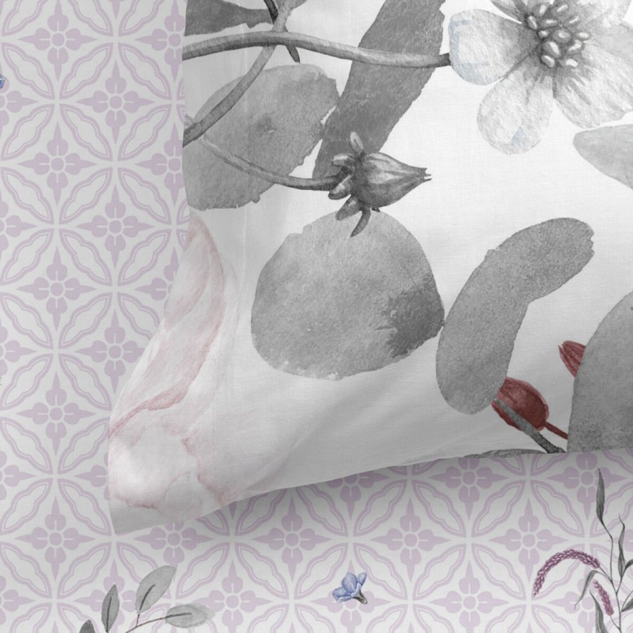 bundplastik HappyFriday Delicate bouquet Multifarvet 105 x 200 x 32 cm #6