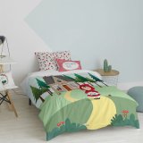 Dynebetrk st HappyFriday Mr Fox Red riding hood  Multifarvet Seng 80 2 Dele #11