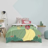 Dynebetrk st HappyFriday Mr Fox Red riding hood  Multifarvet Seng 80 2 Dele #16