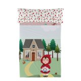 Sengetj st HappyFriday Mr Fox Red Riding Hood Multifarvet Seng 80/90 2 Dele #1