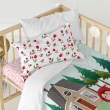 Dynebetrk st HappyFriday Mr Fox Red riding hood  Multifarvet Vugge til baby 2 Dele #21