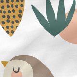 Dynebetrk uden fyld HappyFriday Moshi Moshi Harvestwood Multifarvet 105 x 200 cm #5