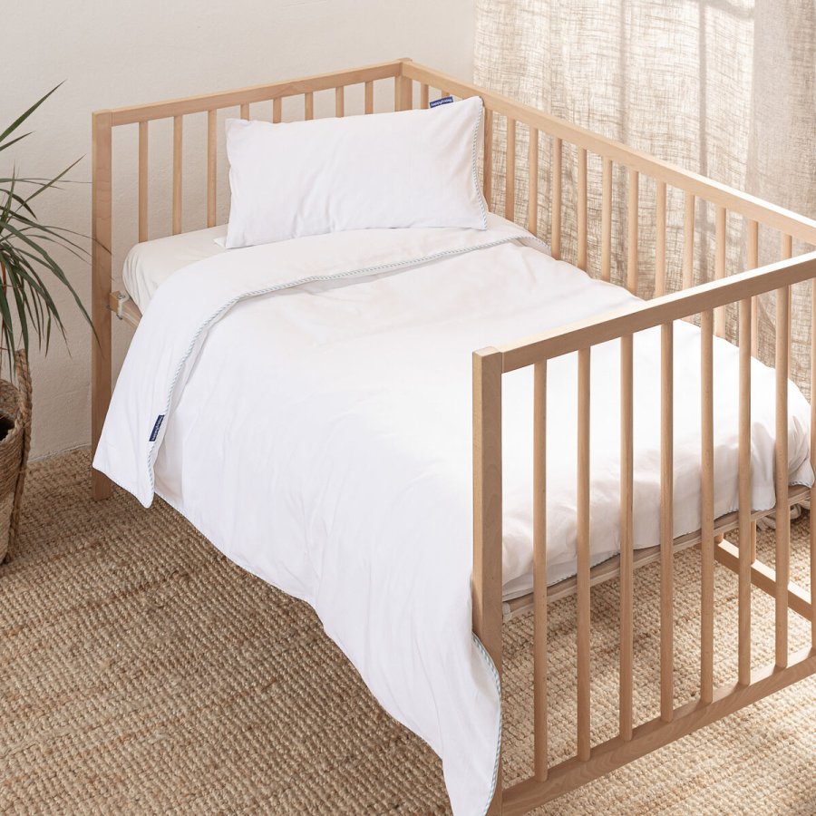 Dynebetrk st HappyFriday Basic Kids Bl Vugge til baby 2 Dele #6