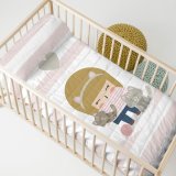 Sengetppe (vattppe) HappyFriday HAPPYNOIS Multifarvet 100 x 130 cm Vugge til baby #11