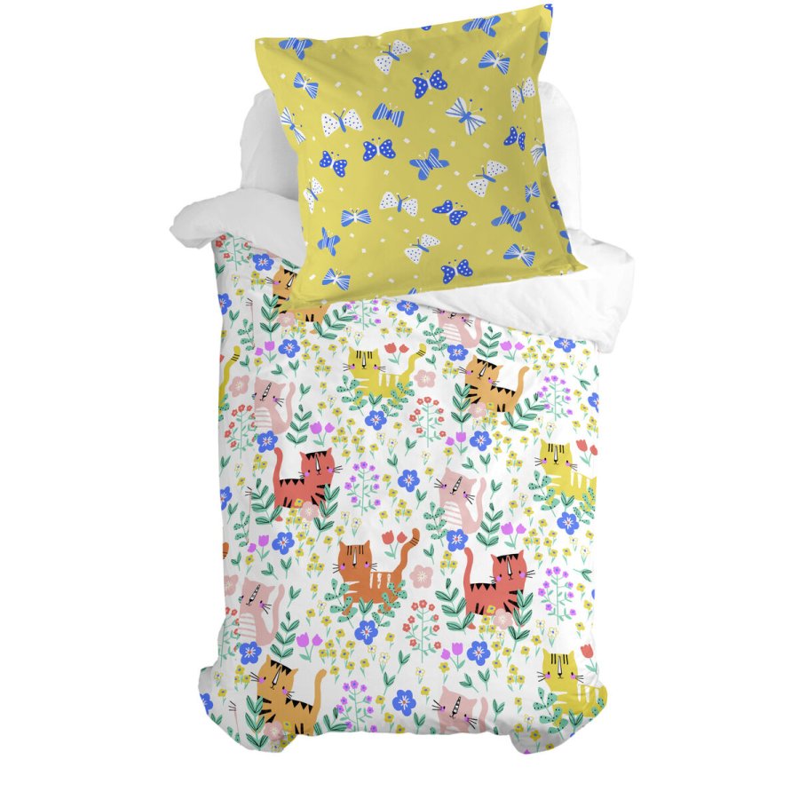 Pudebetrk HappyFriday Moshi Moshi Meow Multifarvet 80 x 80 cm #5