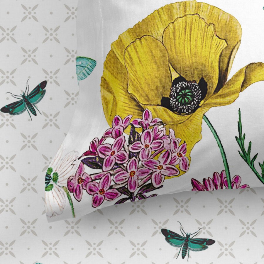 bundplastik HappyFriday Blooming Multifarvet 200 x 200 x 32 cm #6
