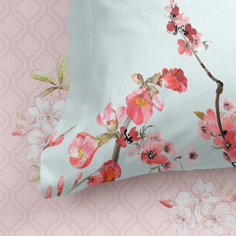 bundplastik HappyFriday Chinoiserie Multifarvet 200 x 200 x 32 cm #6