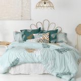 Nordisk cover HappyFriday Blanc Foliage Mint Multifarvet 220 x 220 cm #2