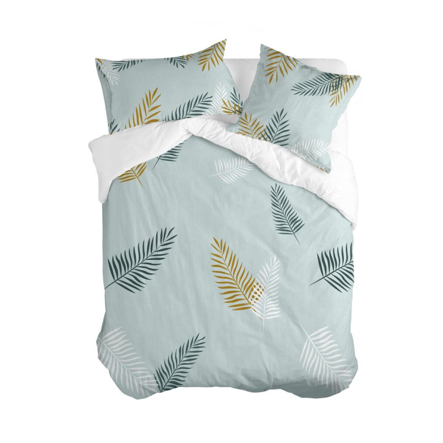 Nordisk cover HappyFriday Blanc Foliage Mint Multifarvet 220 x 220 cm #1
