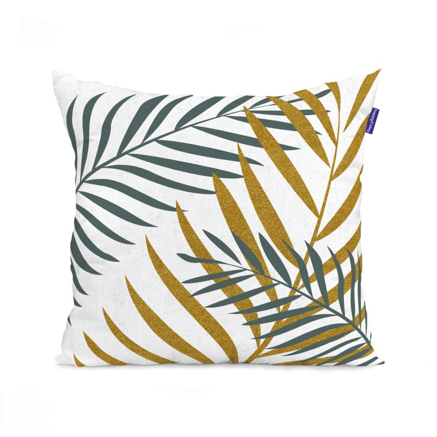 Pudebetrk HappyFriday Blanc Foliage mint Multifarvet 2 Dele #2