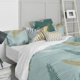 Pudebetrk HappyFriday Blanc Foliage mint Multifarvet 60 x 60 cm #3