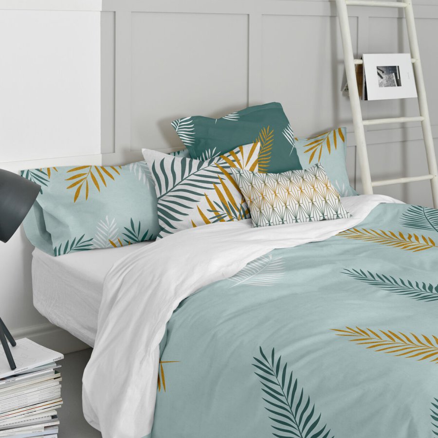 Pudebetrk HappyFriday Blanc Foliage mint Multifarvet 60 x 60 cm #3