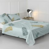Toplagen HappyFriday Blanc Foliage Mint Multifarvet 210 x 270 cm #2
