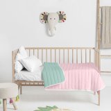 Sengetppe (vattppe) HappyFriday Basic Kids Dash Mint 100 x 130 cm #4