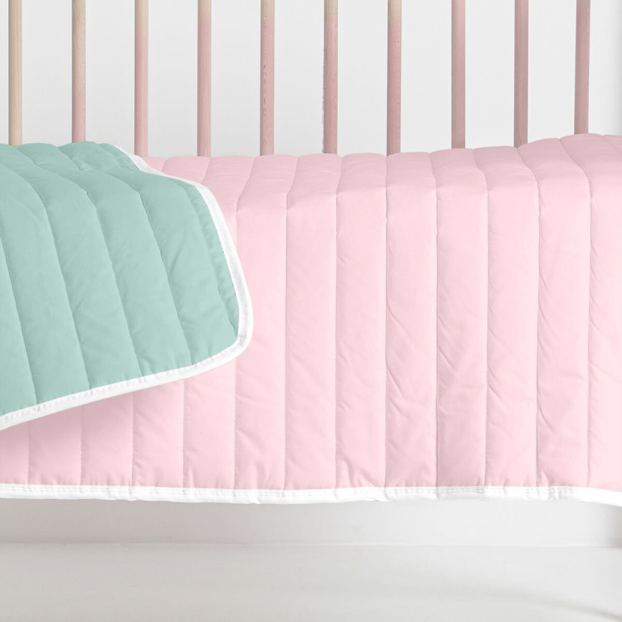Sengetppe (vattppe) HappyFriday Basic Kids Dash Mint 100 x 130 cm #5
