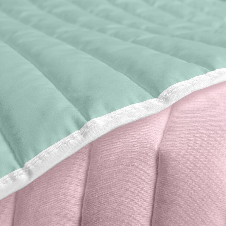 Sengetppe (vattppe) HappyFriday Basic Kids Dash Mint 100 x 130 cm #6