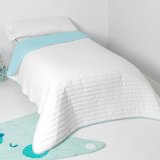 Sengetppe (vattppe) HappyFriday Basic Kids Dash Bl 200 x 260 cm #7