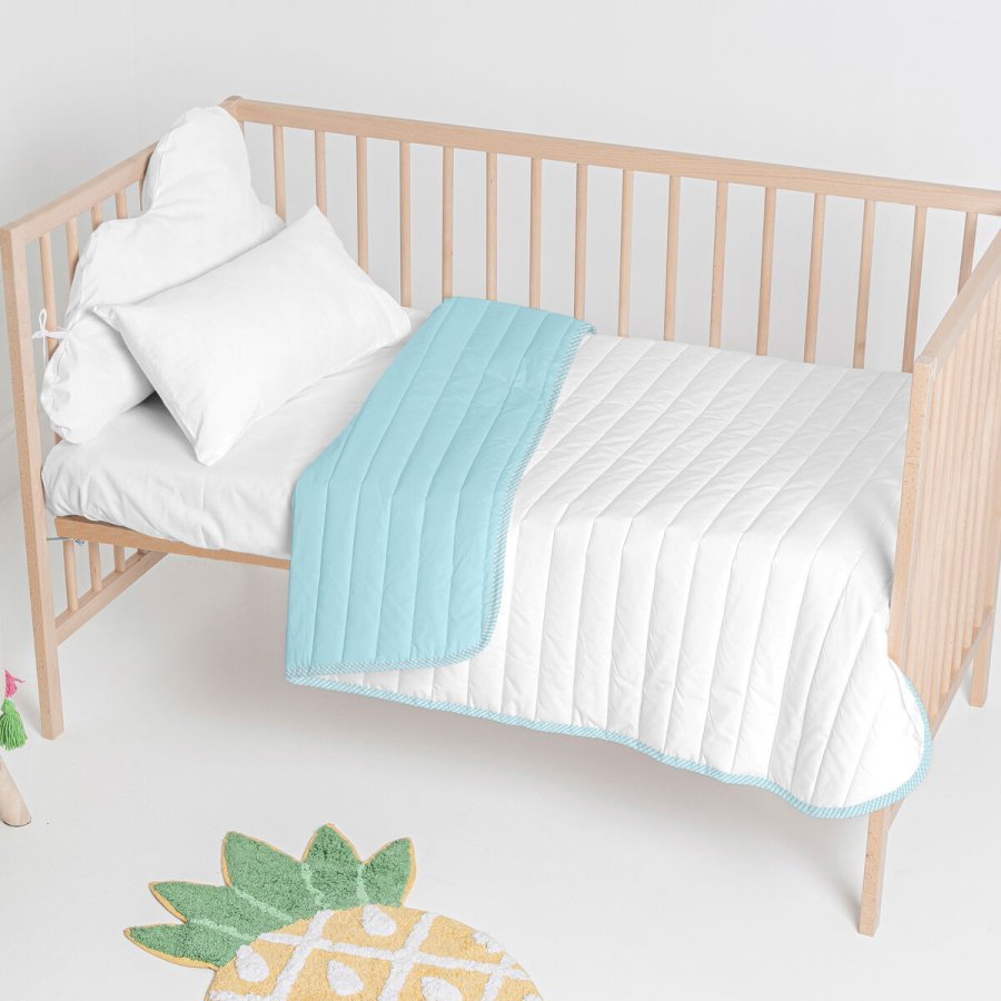 Sengetppe (vattppe) HappyFriday Basic Kids Dash Bl 100 x 130 cm #7
