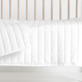 Sengetppe (vattppe) HappyFriday Basic Kids Dash Hvid 100 x 130 cm #4
