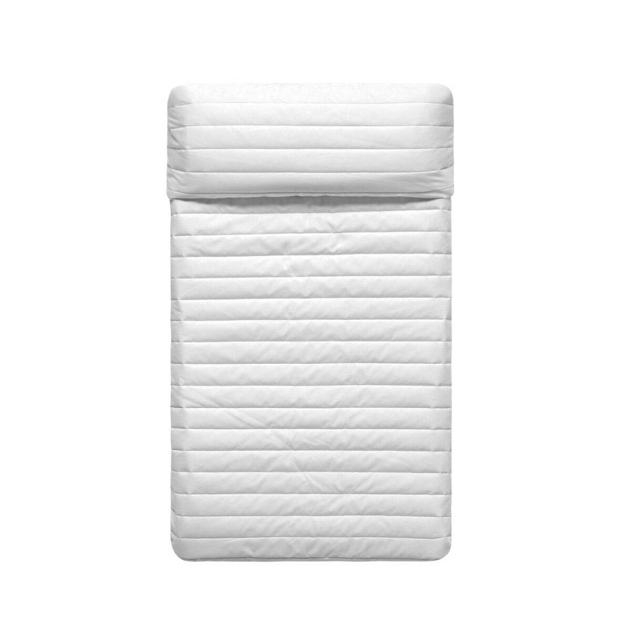 Sengetppe (vattppe) HappyFriday Basic Kids Dash Hvid 100 x 130 cm #1