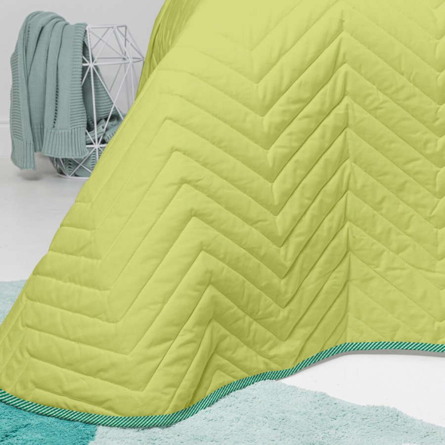 Sengetppe (vattppe) HappyFriday Basic Kids Arista Grn 180 x 260 cm #4
