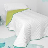 Sengetppe (vattppe) HappyFriday Basic Kids Arista Grn 180 x 260 cm #6