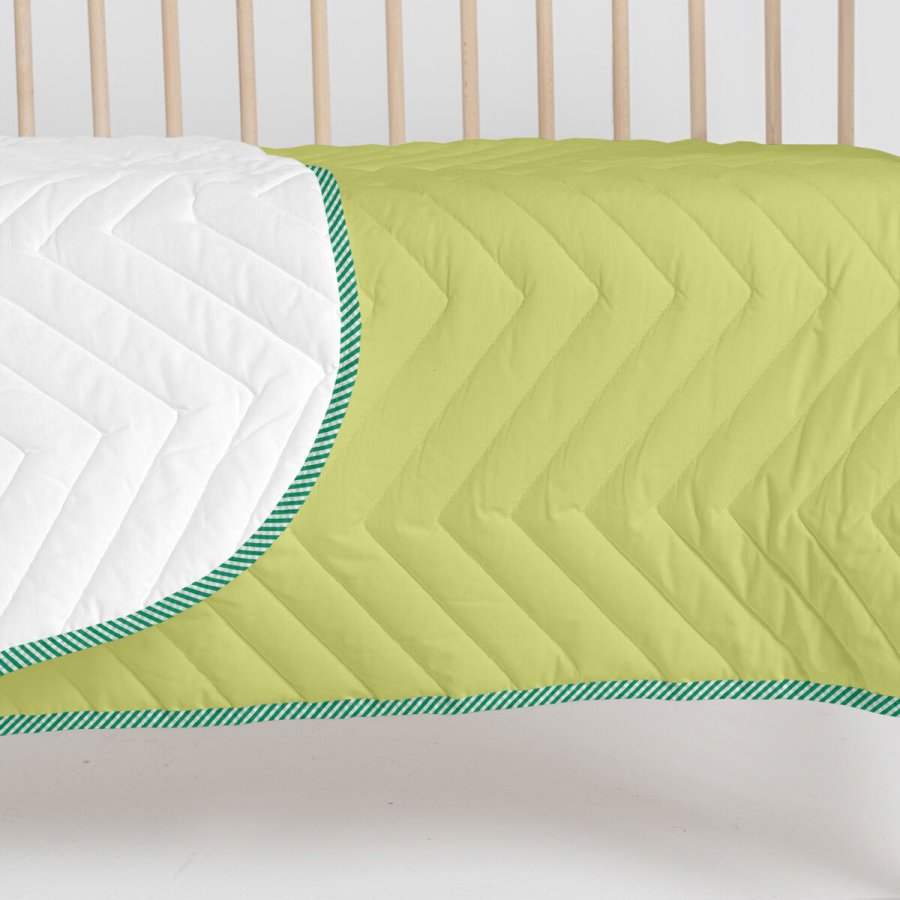 Sengetppe (vattppe) HappyFriday Basic Kids Arista Grn 100 x 130 cm #4