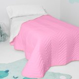 Sengetppe (vattppe) HappyFriday Basic Kids Arista Pink 200 x 260 cm #2