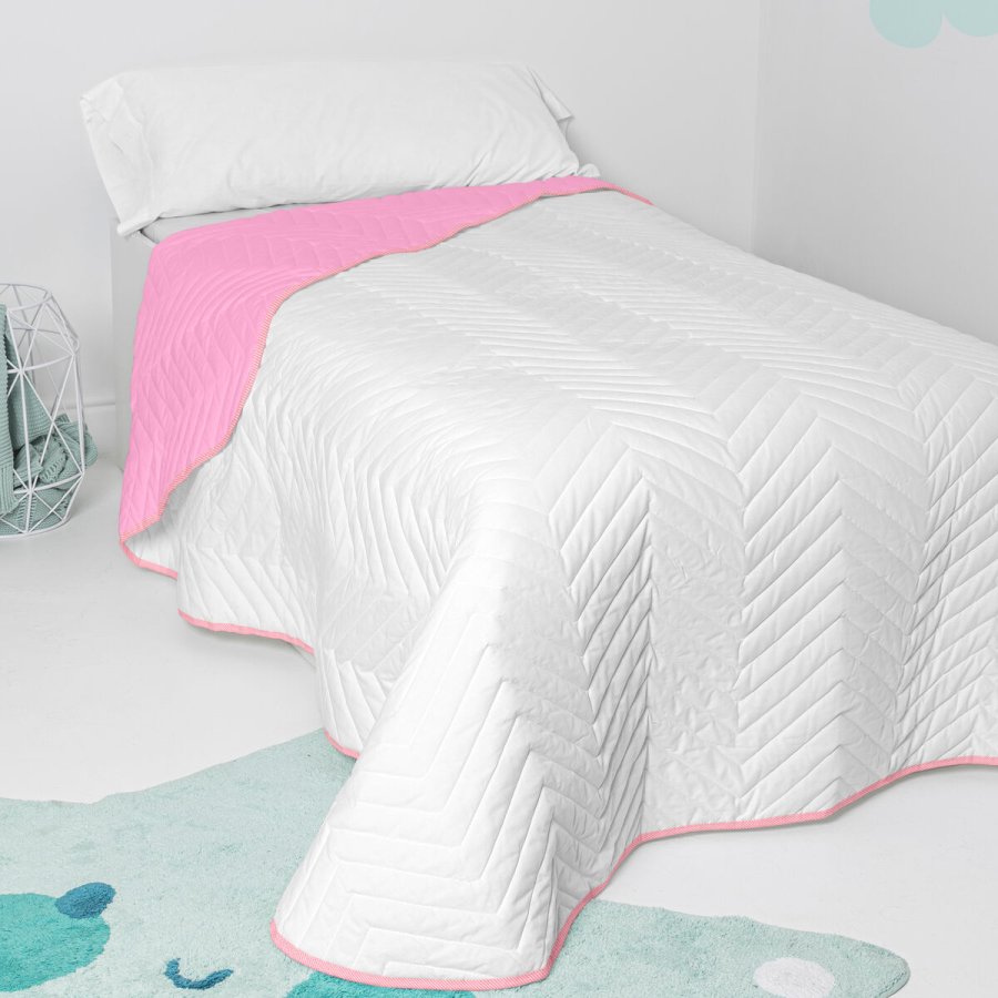 Sengetppe (vattppe) HappyFriday Basic Kids Arista Pink 200 x 260 cm #6