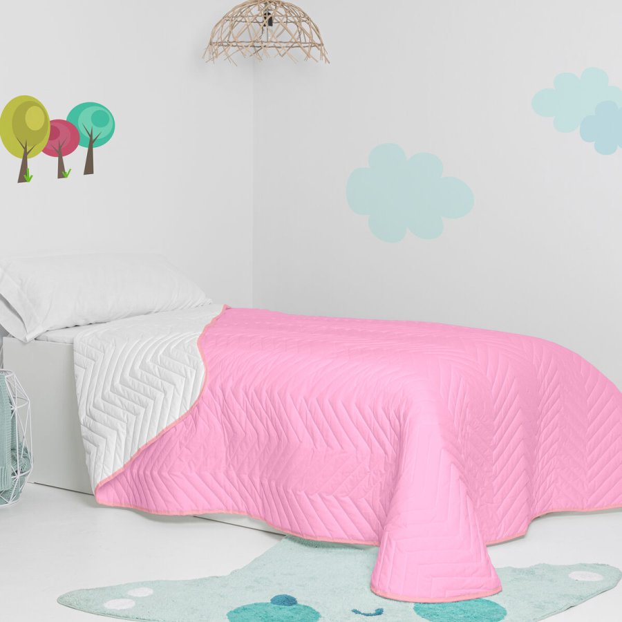 Sengetppe (vattppe) HappyFriday Basic Kids Arista Pink 180 x 260 cm #3