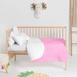 Sengetppe (vattppe) HappyFriday Basic Kids Arista Pink 100 x 130 cm #3