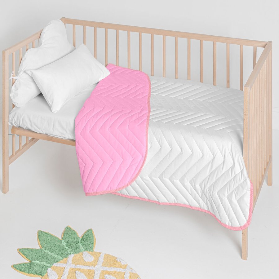 Sengetppe (vattppe) HappyFriday Basic Kids Arista Pink 100 x 130 cm #6
