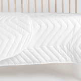 Sengetppe (vattppe) HappyFriday Basic Kids Arista Hvid 100 x 130 cm #4