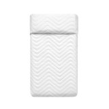 Sengetppe (vattppe) HappyFriday Basic Kids Arista Hvid 100 x 130 cm #1