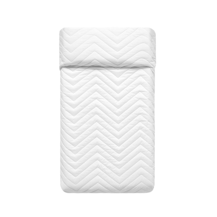 Sengetppe (vattppe) HappyFriday Basic Kids Arista Hvid 100 x 130 cm #1