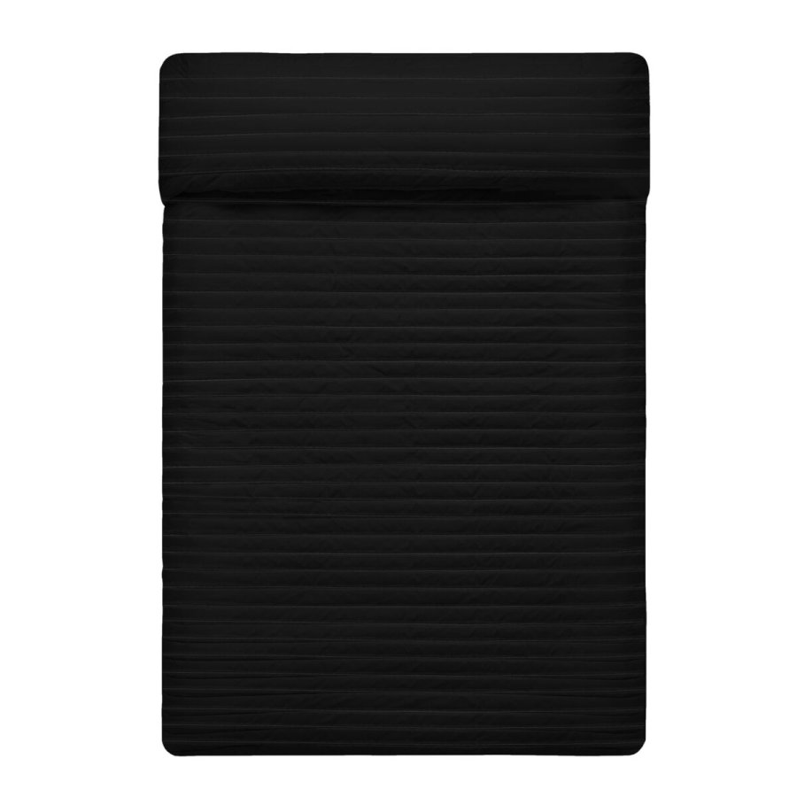 Sengetppe med to sider HappyFriday Basic Dash Sort 260 x 260 cm #1