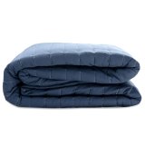 Sengetppe med to sider HappyFriday Basic Dash Hvid Marinebl 180 x 260 cm #16