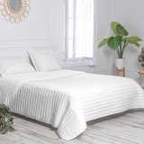 Colchas HappyFriday BASIC Hvid 180 x 260 cm 33 x 16 x 43 cm #1