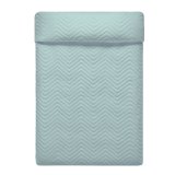 Sengetppe med to sider HappyFriday Basic Arista Marinebl Mint 270 x 260 cm #1