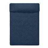 Sengetppe med to sider HappyFriday Basic Arista Marinebl Mint 270 x 260 cm #26