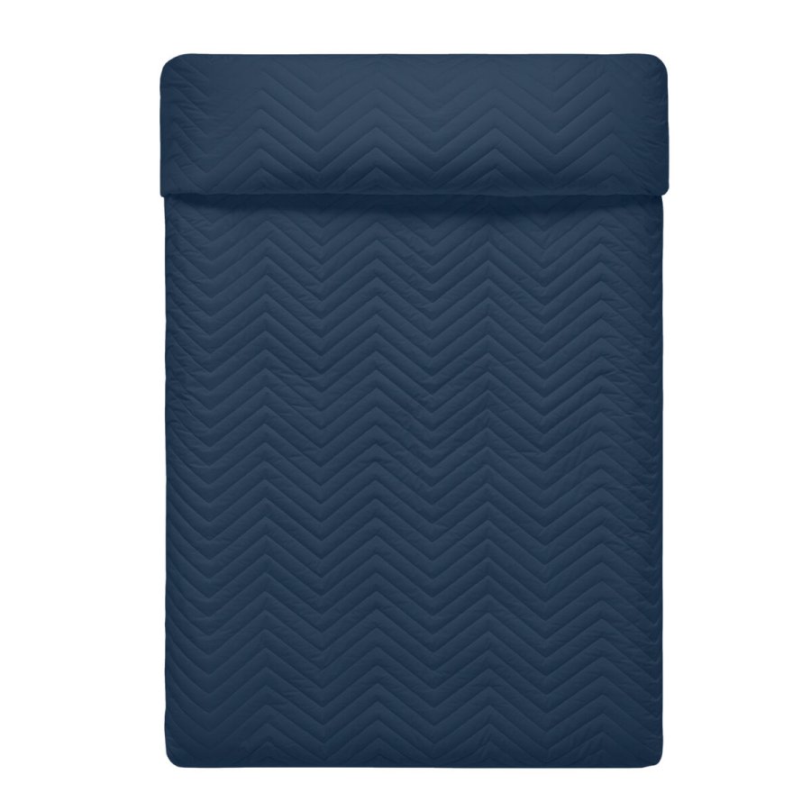 Sengetppe med to sider HappyFriday Basic Arista Marinebl Mint 270 x 260 cm #26