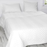 Sengetppe (vattppe) HappyFriday BASIC Hvid Seng 80/90/105 180 x 260 cm 33 x 16 x 43 cm #1