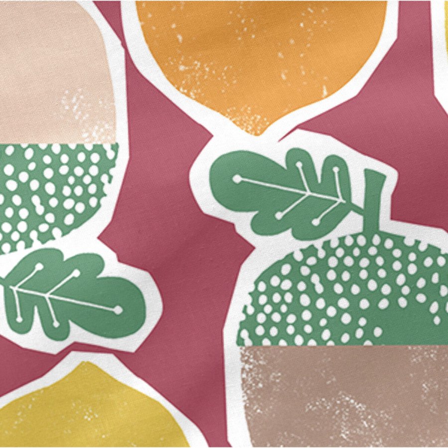 Pudebetrk HappyFriday Moshi Moshi Harvestwood Multifarvet 60 x 70 cm #2