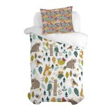 Pudebetrk HappyFriday Moshi Moshi Harvestwood Multifarvet 60 x 70 cm #3