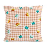 Pudebetrk HappyFriday Mr Fox Piggys Vichy Multifarvet 80 x 80 cm #1
