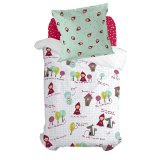 Pudebetrk HappyFriday Mr Fox Grandma Notebook Multifarvet 80 x 80 cm #4