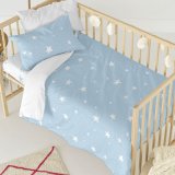 Dynebetrk st HappyFriday Basic Kids Bl Vugge til baby 2 Dele #6